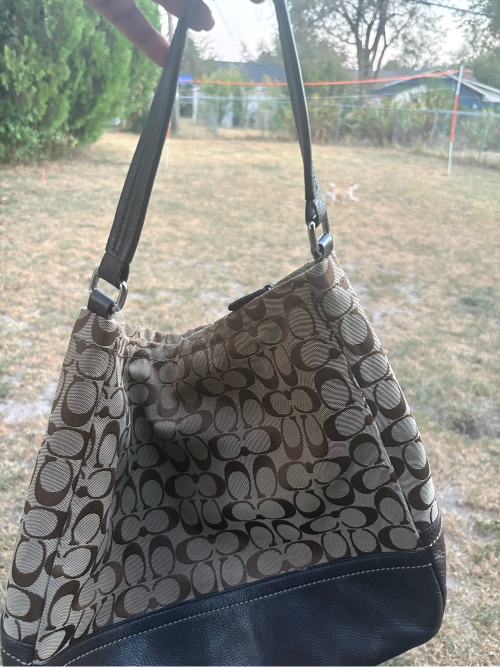 Vintage Y2K Coach Signature Soho Hobo shoulder bag